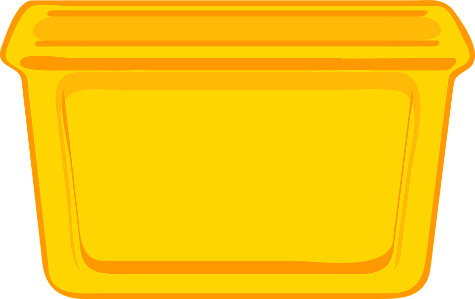 žlutý kontejner