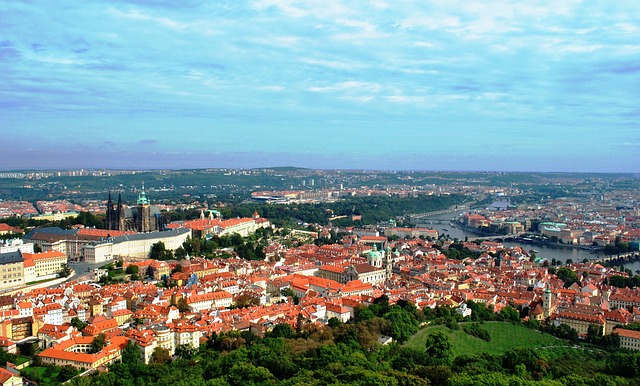 pohled na Prahu